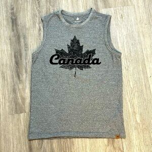 CANADIANA men’s sleeveless muscle tank top. Canada logo. Excellent condition